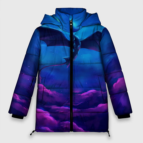 Женская зимняя куртка Неоновая фурия / 3D-Черный – фото 1
