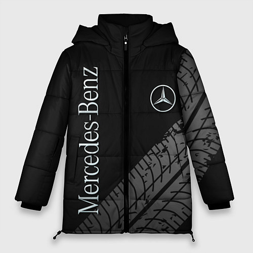 Женская зимняя куртка Mercedes AMG: Street Style / 3D-Черный – фото 1