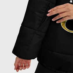 Куртка зимняя женская Fishing is my Cardio, цвет: 3D-черный — фото 2