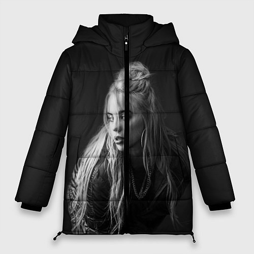 Женская зимняя куртка Billie Eilish: Black Fashion / 3D-Черный – фото 1