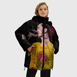 Куртка зимняя женская Gone Fludd art 3, цвет: 3D-черный — фото 2