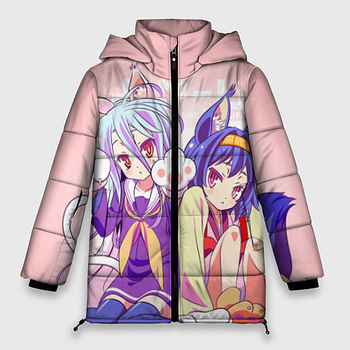 Женская зимняя куртка No Game No Life / 3D-Красный – фото 1