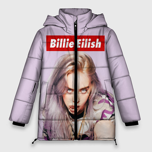 Женская зимняя куртка Billie Eilish: Bored / 3D-Черный – фото 1