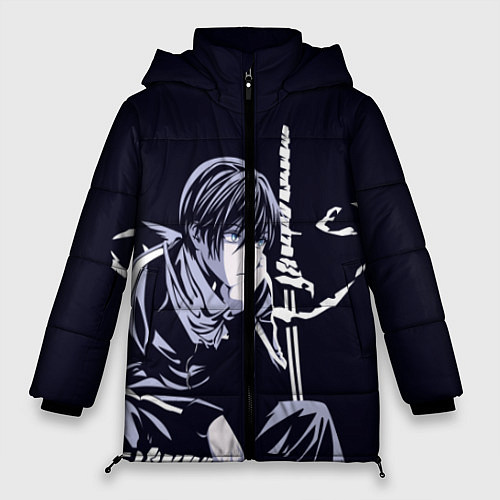 Женская зимняя куртка Бездомный бог / 3D-Черный – фото 1