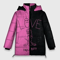 Куртка зимняя женская Lil Peep: Hell Boy, цвет: 3D-черный