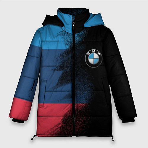 Женская зимняя куртка BMW / 3D-Черный – фото 1
