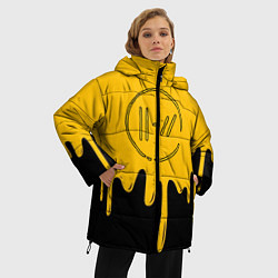 Куртка зимняя женская TWENTY ONE PILOTS, цвет: 3D-черный — фото 2