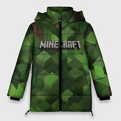 Куртка зимняя женская MINECRAFT FOREST, цвет: 3D-светло-серый