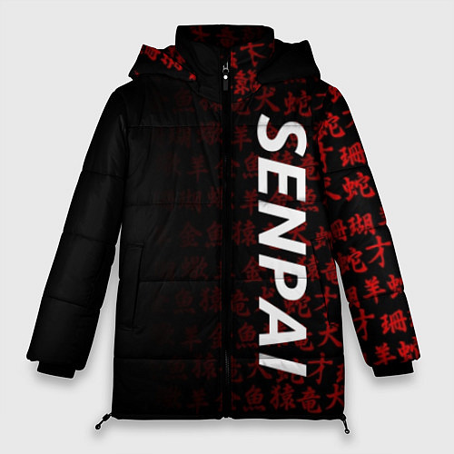 Женская зимняя куртка SENPAI / 3D-Черный – фото 1