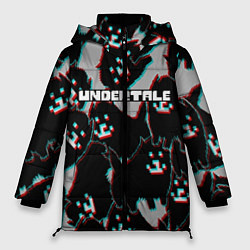 Куртка зимняя женская Undertale, цвет: 3D-светло-серый