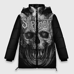 Куртка зимняя женская Slipknot: Devil Skull, цвет: 3D-черный