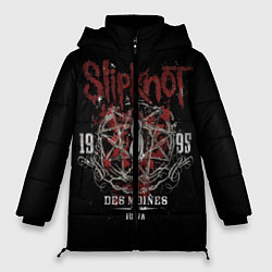 Куртка зимняя женская Slipknot 1995, цвет: 3D-светло-серый