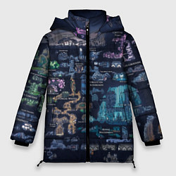 Куртка зимняя женская HOLLOW KNIGHT WORLD, цвет: 3D-светло-серый