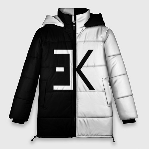 Женская зимняя куртка Егор Крид: ЕК / 3D-Черный – фото 1