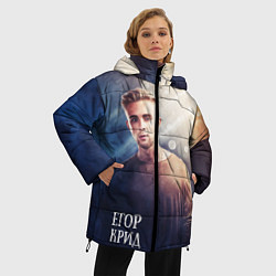 Куртка зимняя женская Егор Крид: Слеза, цвет: 3D-красный — фото 2