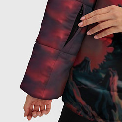 Куртка зимняя женская Укулеле, цвет: 3D-красный — фото 2