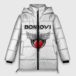 Куртка зимняя женская Bon Jovi, цвет: 3D-черный