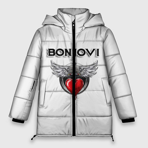 Женская зимняя куртка Bon Jovi / 3D-Черный – фото 1
