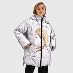 Куртка зимняя женская Death Stranding - Fragile, цвет: 3D-светло-серый — фото 2