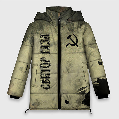 Женская зимняя куртка Сектор Газа / 3D-Черный – фото 1
