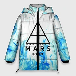 Куртка зимняя женская 30 SECONDS TO MARS, цвет: 3D-черный