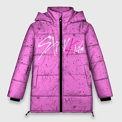 Куртка зимняя женская STRAY KIDS АВТОГРАФЫ, цвет: 3D-черный