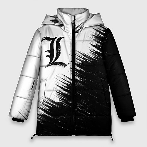 Женская зимняя куртка Death Note 5 / 3D-Черный – фото 1