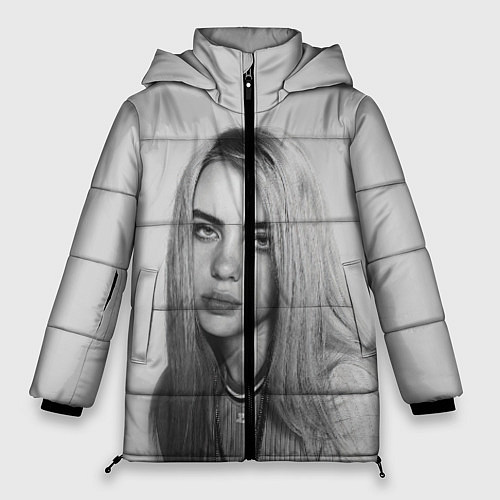 Женская зимняя куртка BILLIE EILISH / 3D-Черный – фото 1