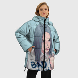 Куртка зимняя женская Billie Eilish: Bad Guy, цвет: 3D-черный — фото 2