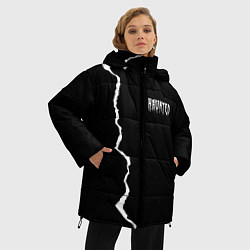 Куртка зимняя женская KIZARU - HAUNTED FAMILY, цвет: 3D-черный — фото 2