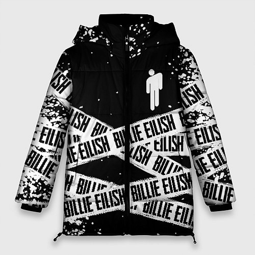 Женская зимняя куртка BILLIE EILISH: Black Tape / 3D-Черный – фото 1