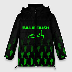 Куртка зимняя женская Billie Eilish: Green & Black Autograph, цвет: 3D-черный