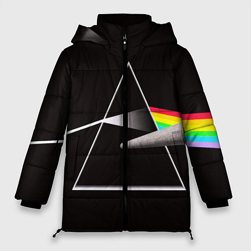 Женская зимняя куртка PINK FLOYD / 3D-Черный – фото 1