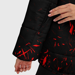 Куртка зимняя женская ГРАЖДАНСКАЯ ОБОРОНА, цвет: 3D-красный — фото 2