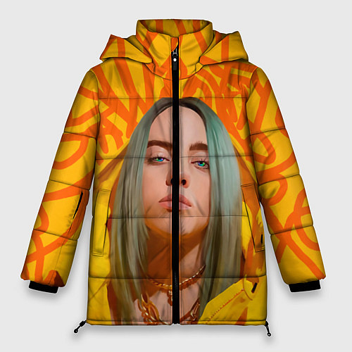 Женская зимняя куртка Billie Eilish / 3D-Черный – фото 1