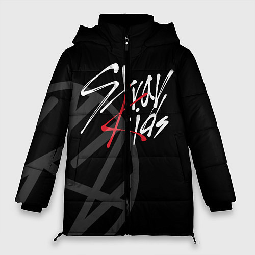 Женская зимняя куртка Stray Kids / 3D-Черный – фото 1