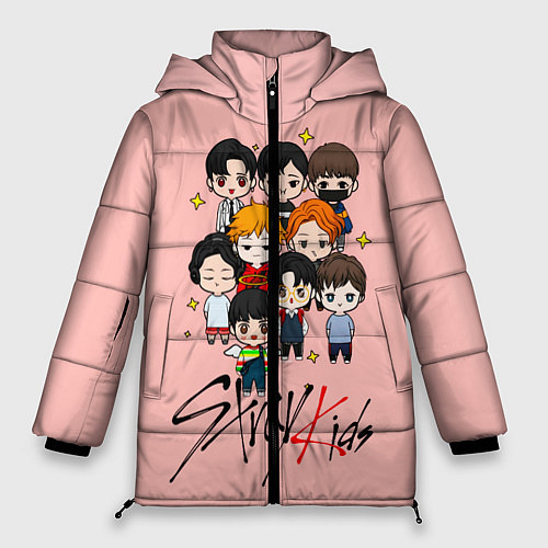 Женская зимняя куртка Stray Kids / 3D-Черный – фото 1