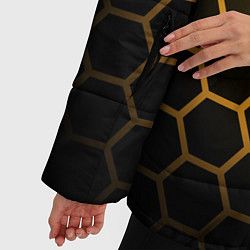 Куртка зимняя женская Mass Effect N7, цвет: 3D-черный — фото 2