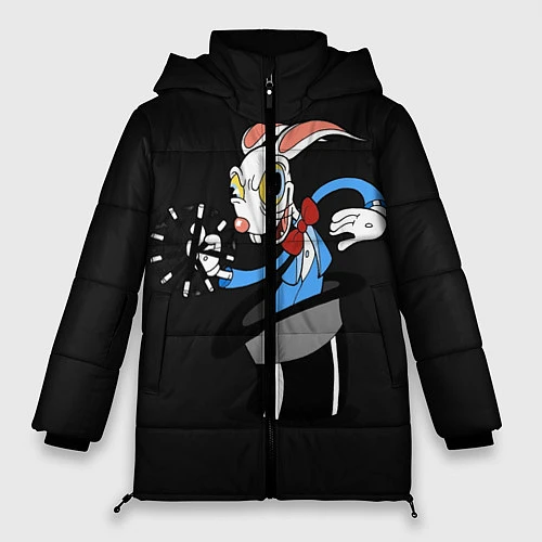 Женская зимняя куртка Cuphead - Хопус Покус / 3D-Черный – фото 1