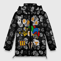 Куртка зимняя женская Король и Шут, цвет: 3D-черный