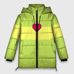 Куртка зимняя женская UNDERTALE CHARA, цвет: 3D-светло-серый