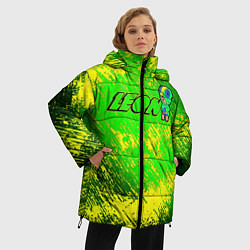Куртка зимняя женская Brawl Stars leon, цвет: 3D-черный — фото 2