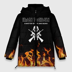 Куртка зимняя женская Iron Maiden, цвет: 3D-светло-серый