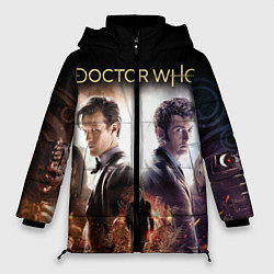Куртка зимняя женская Доктор Кто, цвет: 3D-черный