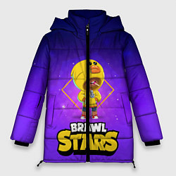 Куртка зимняя женская Brawl Stars Leon, цвет: 3D-светло-серый