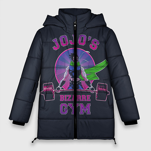 Женская зимняя куртка Приключения ДжоДжо / 3D-Черный – фото 1