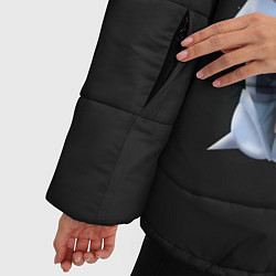 Куртка зимняя женская Приключения ДжоДжо, цвет: 3D-черный — фото 2