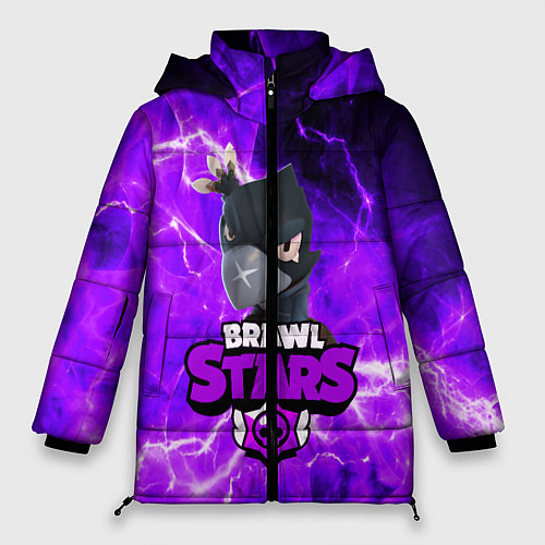 Женская зимняя куртка BRAWL STARS CROW / 3D-Светло-серый – фото 1