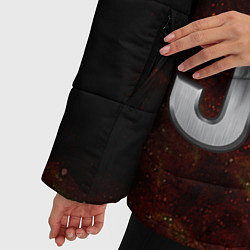 Куртка зимняя женская Ювентус, цвет: 3D-черный — фото 2