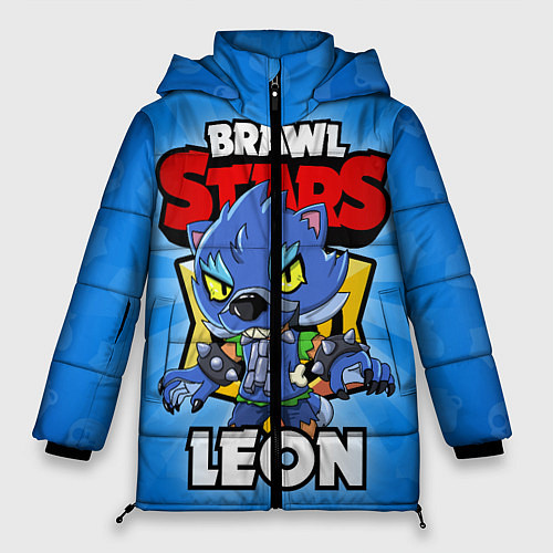 Женская зимняя куртка BRAWL STARS WEREWOLF LEON / 3D-Черный – фото 1
